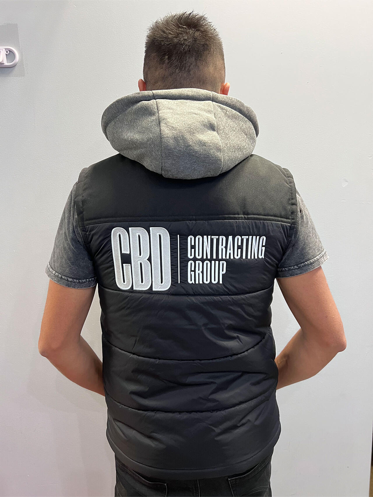 CBD Contracting Group logo embroidery